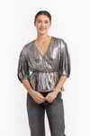 REBECCA MINKOFF MARY WRAP TOP