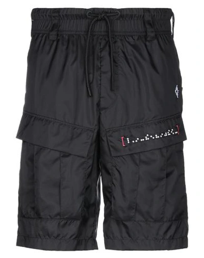 Marcelo Burlon County Of Milan Marcelo Burlon Man Shorts & Bermuda Shorts Black Size 34 Polyamide, Polyester
