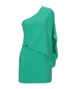 Halston Heritage Short Dress In Green