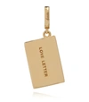 ANNOUSHKA X THE VAMPIRE'S WIFE YELLOW GOLD LOVE LETTER CHARM,15048661