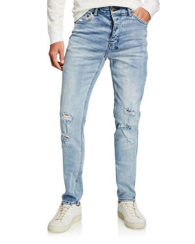 Ksubi Men's Chitch Philly Distressed Jeans In Blue
