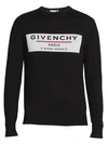 GIVENCHY MEN'S LABEL WOOL SWEATER,0400011973221