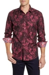 ROBERT GRAHAM ROSE CLASSIC FIT BUTTON-UP SPORT SHIRT,RR191103CF