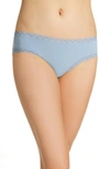 Natori Bliss Cotton Girl Briefs In Denim