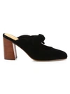 SOLUDOS Lani Bow Suede Mules