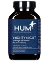 Hum Nutrition Mighty Night™ Overnight Renewal Supplement With Ceramides, Coq10, & Ferulic Acid 60 Vegan Softgels In N,a