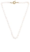 Joolz By Martha Calvo Mini Baroque Pearl Necklace In Gold