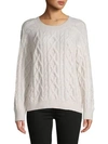 VINCE CABLE-KNIT MERINO WOOL-BLEND SWEATER,0400011594543