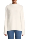 VINCE RIBBED WOOL & CASHMERE FUNNELNECK SWEATER,0400011594550