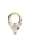 Maria Tash Diamond Trillion Earring Charm In Yellow Gold