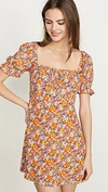 FAITHFULL THE BRAND IRIS MINI DRESS