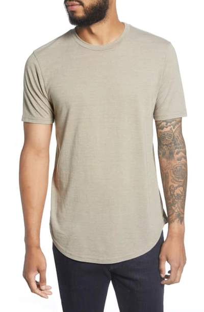 Goodlife Triblend Scallop Crewneck T-shirt In Dune