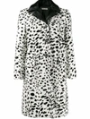 MIU MIU MIU MIU WOMEN'S WHITE MODAL COAT,MS16201UUEF0K74 38