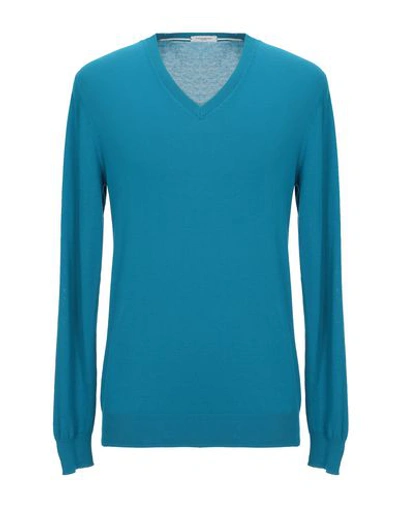 Paolo Pecora Sweaters In Deep Jade