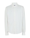 Fedeli Solid Color Shirt In White