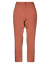 Dondup Woman Pants Brown Size 25 Cotton, Elastane