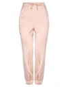 Twinset Casual Pants In Pale Pink
