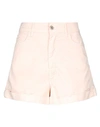Dondup Woman Shorts & Bermuda Shorts Light Pink Size 25 Cotton, Elastane