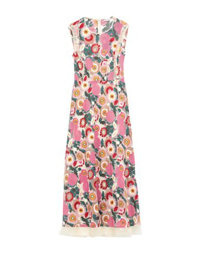 Red Valentino Long Dress In Ivory