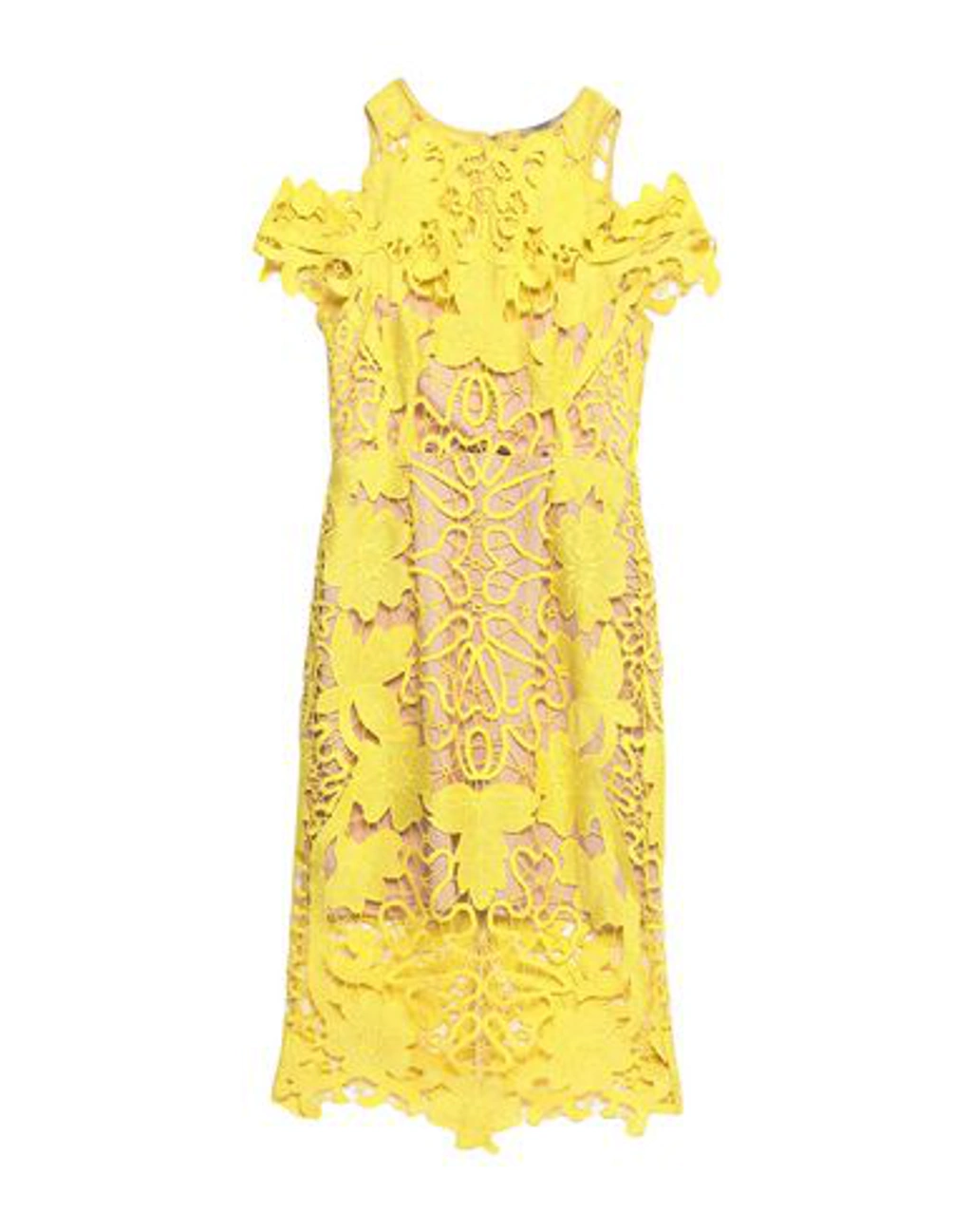 Thurley Midi Dress In Yellow | ModeSens