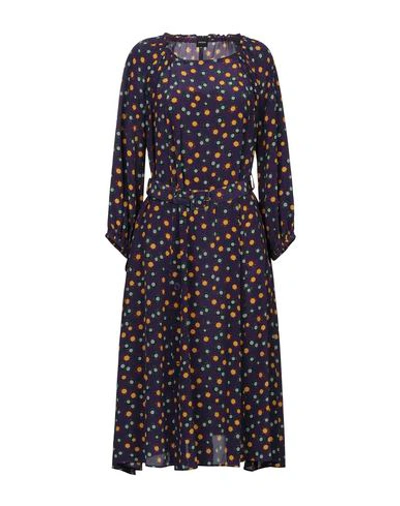Aspesi Knee-length Dress In Dark Purple