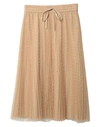 Red Valentino Midi Skirts In Sand