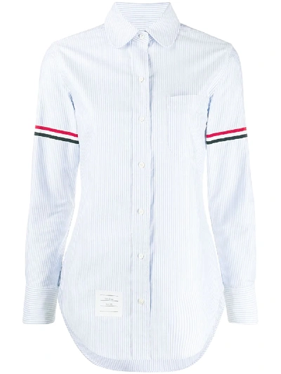 Thom Browne Grosgrain Armband Shirt In White