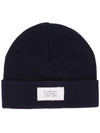 Givenchy Logo Patch Beanie In 蓝色