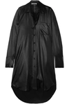 ALEXANDER WANG T Coated twill shirt dress