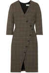 CEFINN SOFIE PRINCE OF WALES CHECKED COTTON-BLEND DRESS