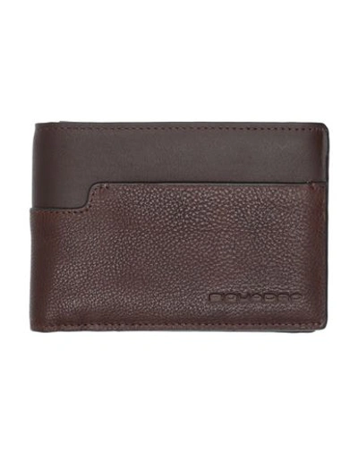 Piquadro Wallet In Dark Brown