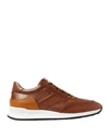 TOD'S TOD'S MAN SNEAKERS BROWN SIZE 7 SOFT LEATHER,11796196SN 8