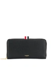 THOM BROWNE LONG ZIP-AROUND PURSE