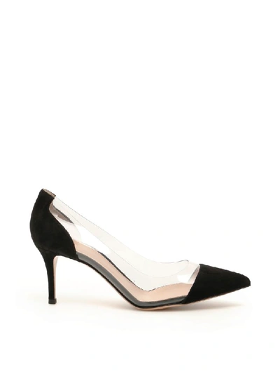 Gianvito Rossi Plexi 70 Pumps In Black