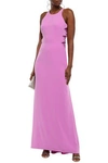 HALSTON HERITAGE STRETCH-CREPE GOWN,3074457345621391403
