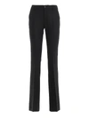 Pt01 Cropped Flared Tailored Trousers In Black