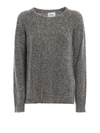 DONDUP MELANGE WOOL AND MOHAIR SWEATER