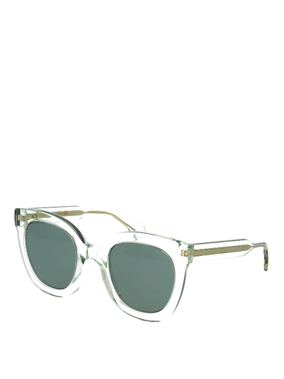 Gucci Sheer Frame Round Sunglasses