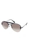 PRADA AVIATOR GREY SUNGLASSES