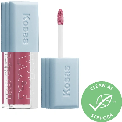 KOSAS WET LIP OIL PLUMPING PEPTIDE LIP TREATMENT GLOSS MALIBU .15 OZ/ 4.6 ML,P451920