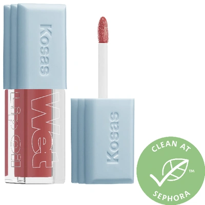KOSAS WET LIP OIL PLUMPING PEPTIDE LIP TREATMENT GLOSS DIP .15 OZ/ 4.6 ML,P451920