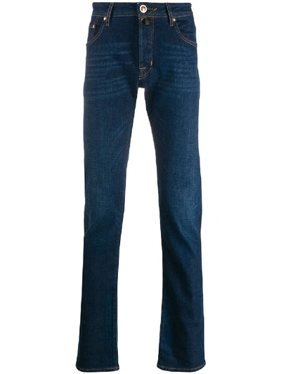 Jacob Cohen Slim Fit Jeans In Blue