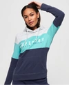 SUPERDRY TRACK & FIELD LIGHTWEIGHT COLOUR BLOCK HOODIE,2102622500673QHP030