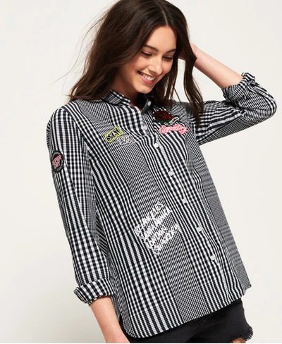 Superdry Frankie Shirt In Black