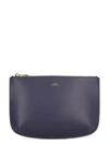 A.P.C. SARAH LEATHER CLUTCH,PXBMGF63035 IAJ