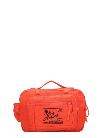 Raf Simons Rs Waistbag Waist Bag In Orange Canvas