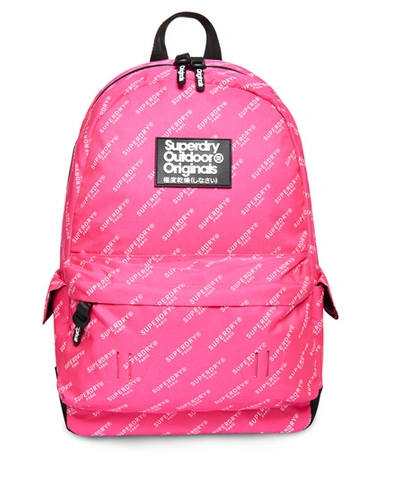 Superdry Print Edition Montana Rucksack In Pink