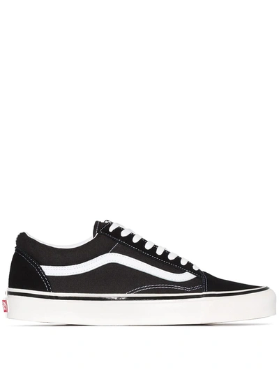 Vans Black And White 36 Dx Anaheim Factory Leather And Canvas Sneakers