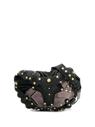 Innerraum Stud Embellished Belt Bag In Black