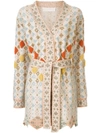 PETER PILOTTO SOLITAIRE BELTED WRAP CARDIGAN